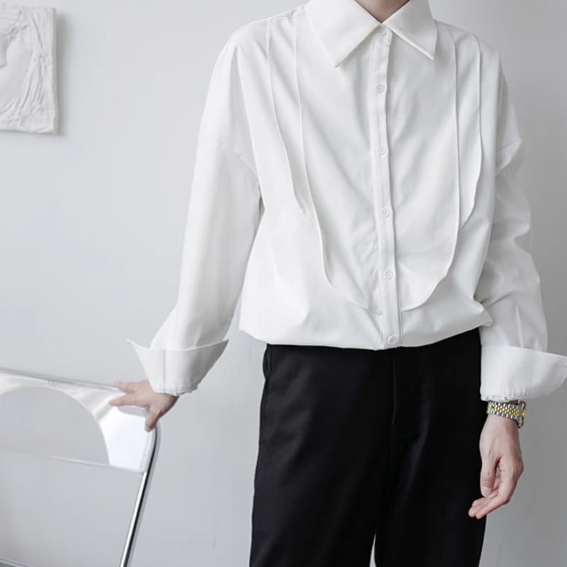 クリーンカットシンプルシャツ MTO0012