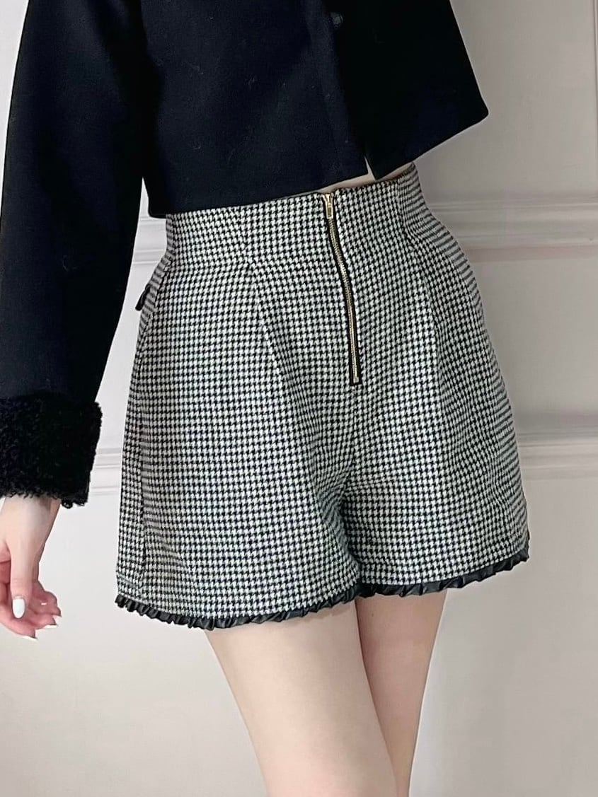 MELTIE front zip tuck pants