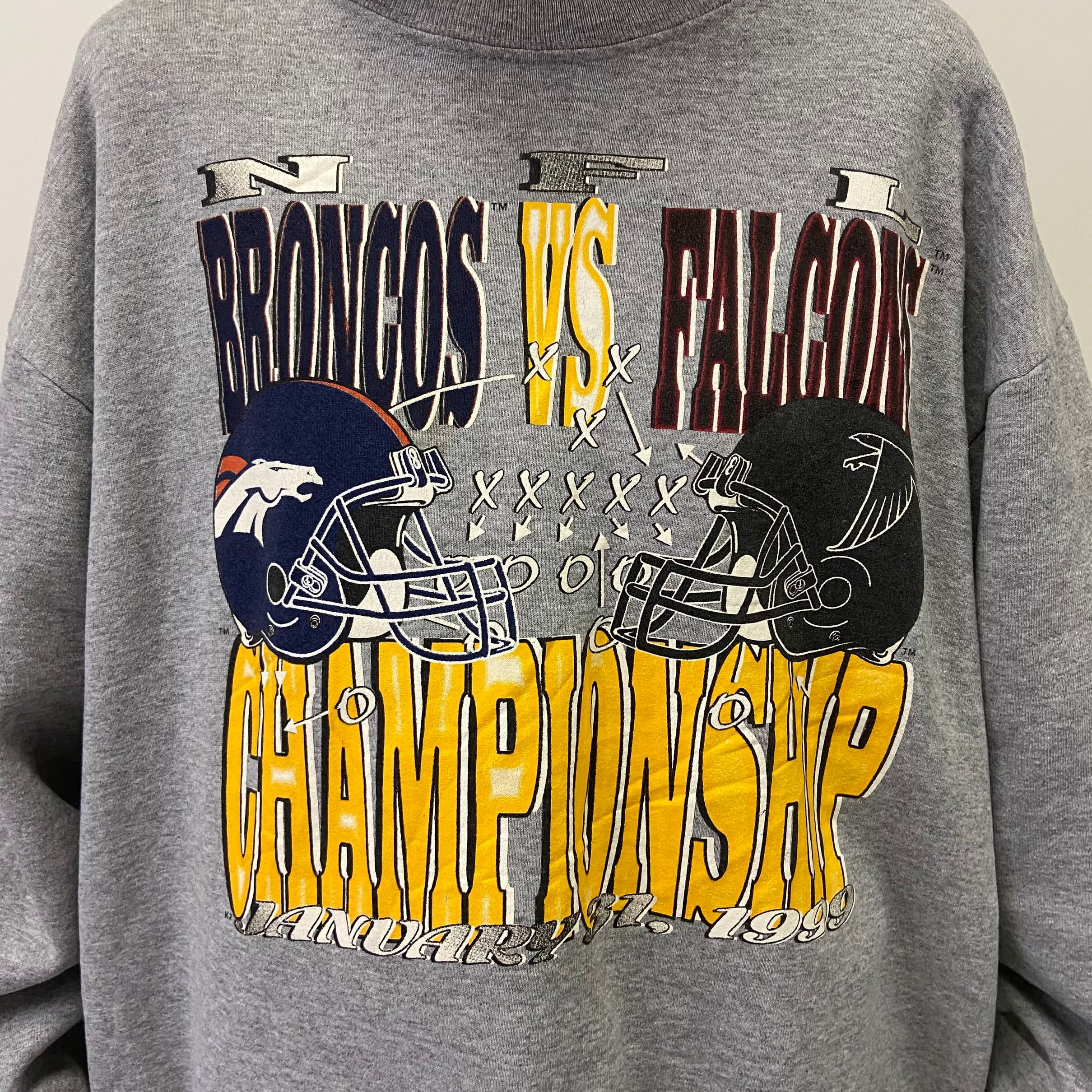 90s　vingtage　NFL　Denver Broncos　スウェット　XL