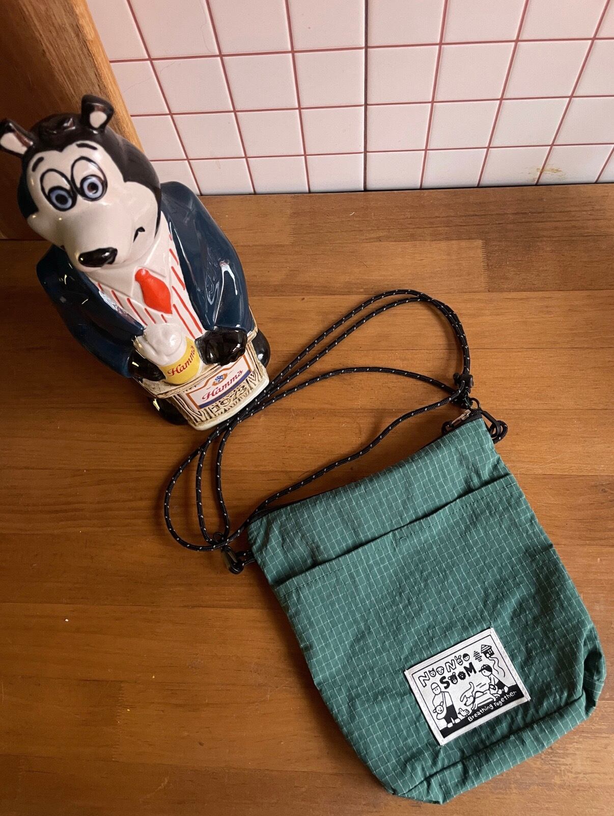 予約【noonoosoom】Ripstop Sacoshe Bag(2color)