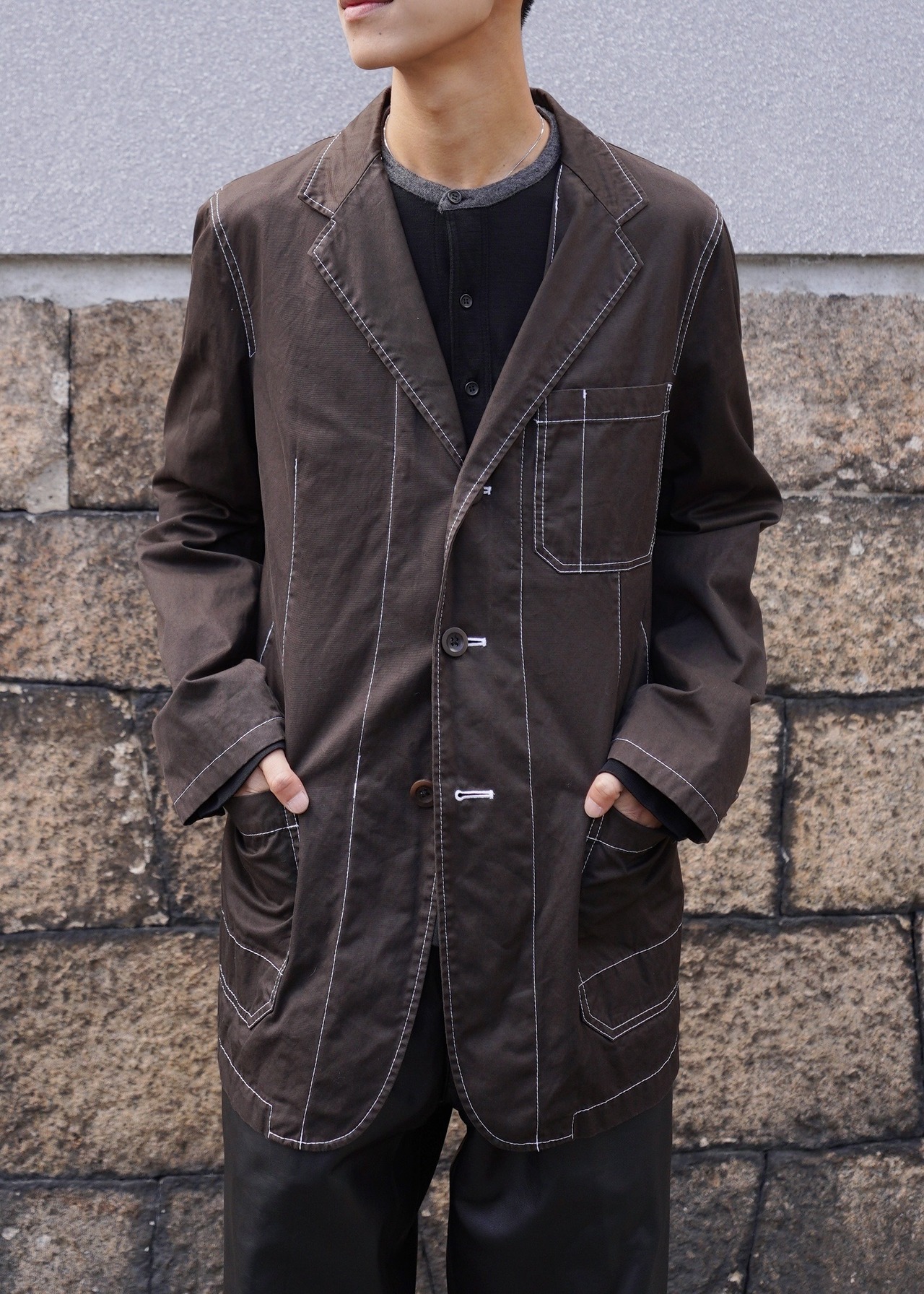 Y's for men 09SS stitchwork 3b tailored jacket