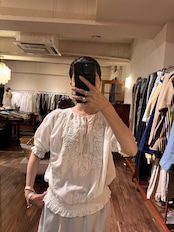 ルーマニア刺繍調ペザントブラウス