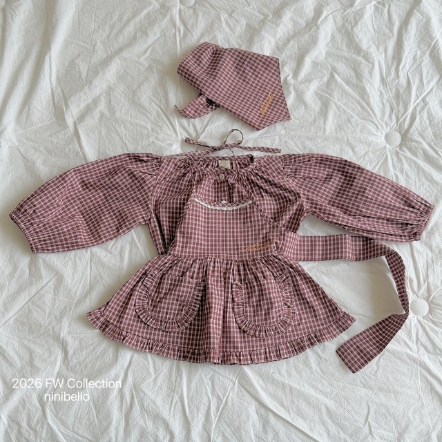 【予約/送料無料】ninibello /Hazel Puff Blouse