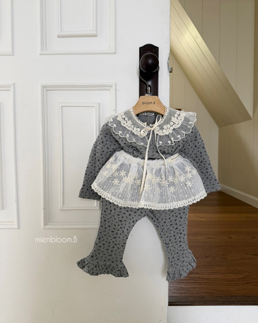 送料無料【予約】/ baby テンシャルレーススカート / mienbloom