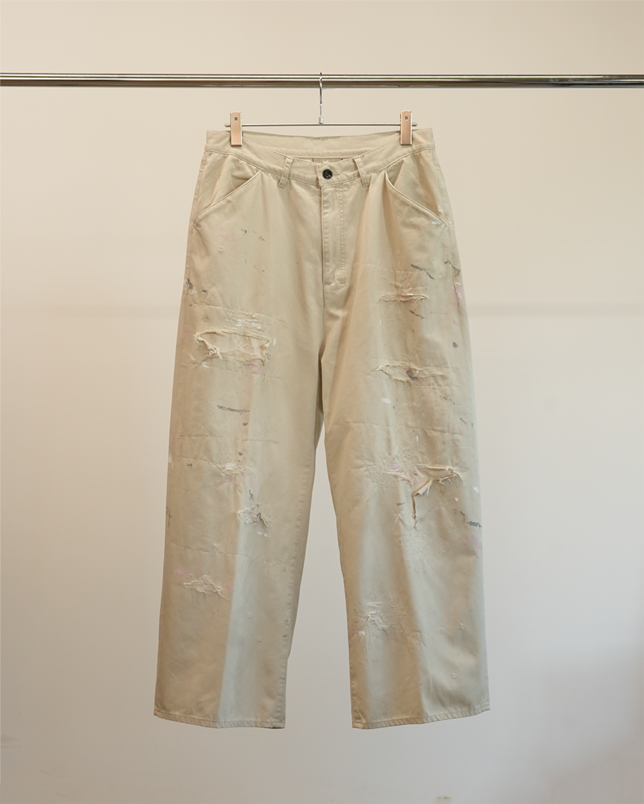 ANCELLM】REMAKE WIDE CHINO TROUSERS ANCELLM】REMAKE WIDE CHINO TROUSERS