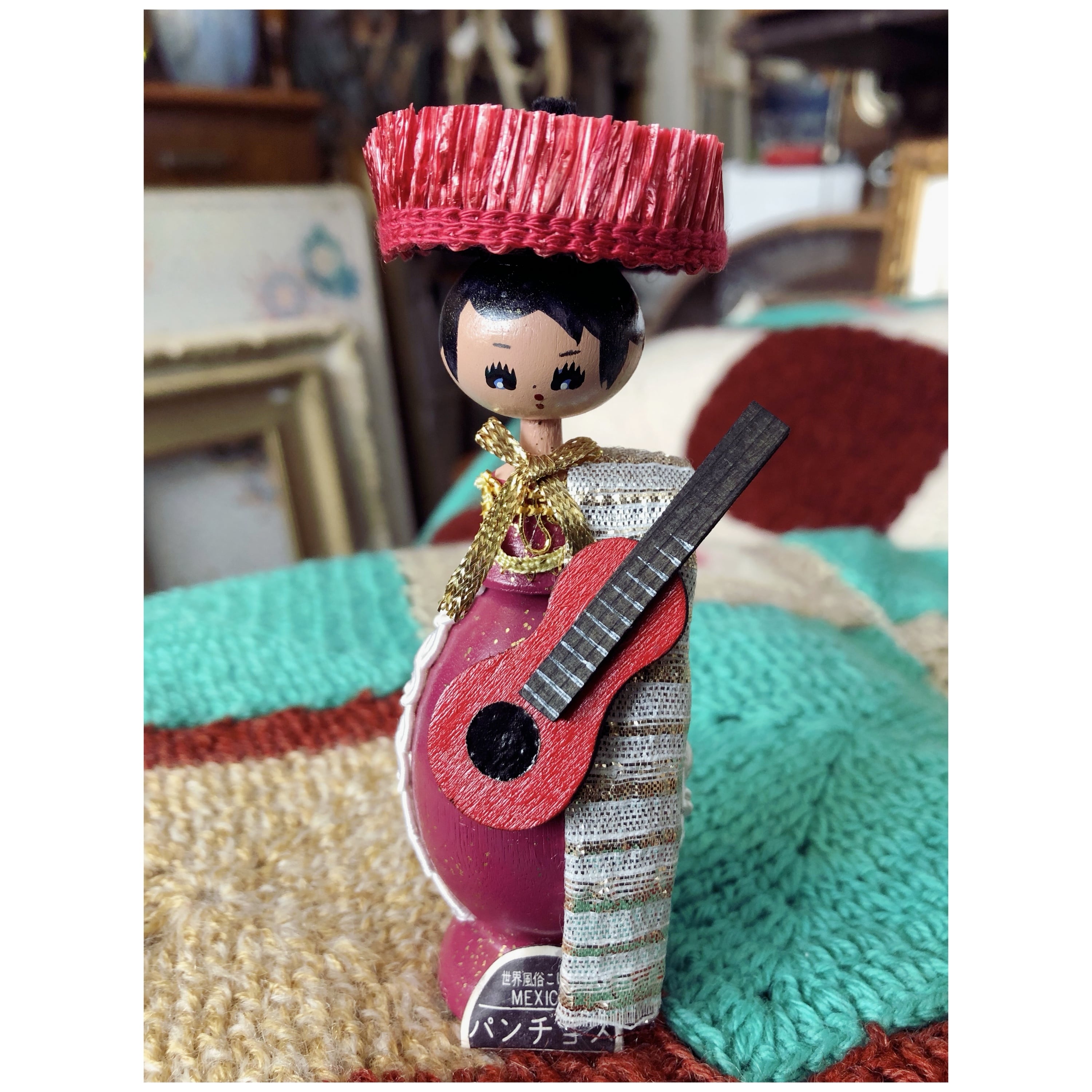 昭和レトロ 世界風俗こけし こけし 民族衣装人形 メキシコ パンチョス