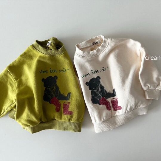 赤い長靴トレーナー ※ジュニアsize 【creambbang】