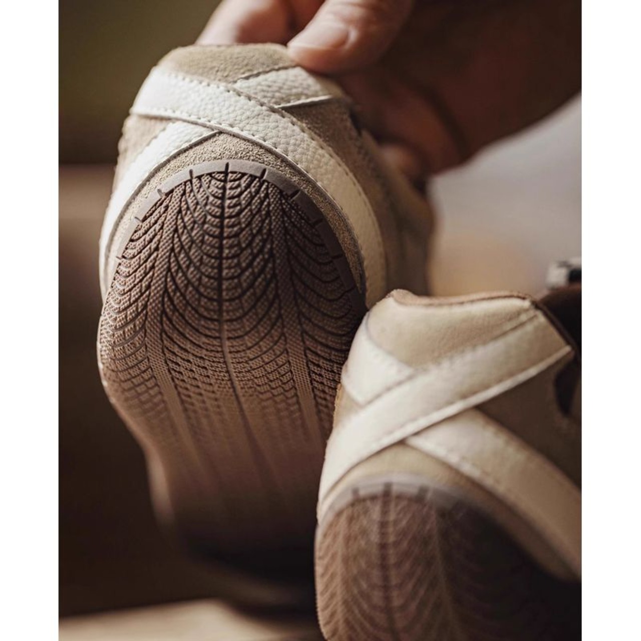 レトロスエードコンビスニーカー 10120