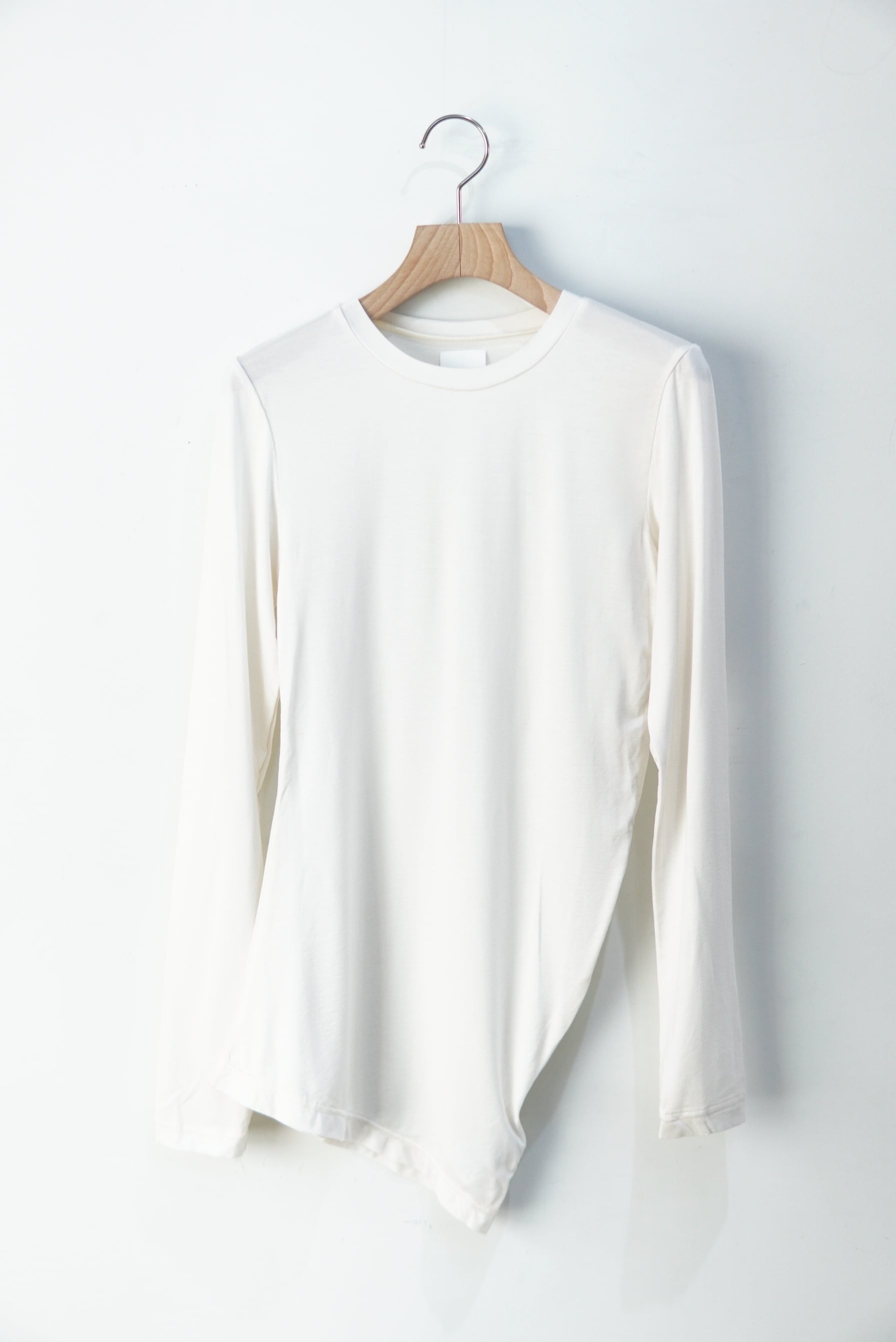 little suzie / Eucalyptus Jersey Distorted L/S Tee / Off