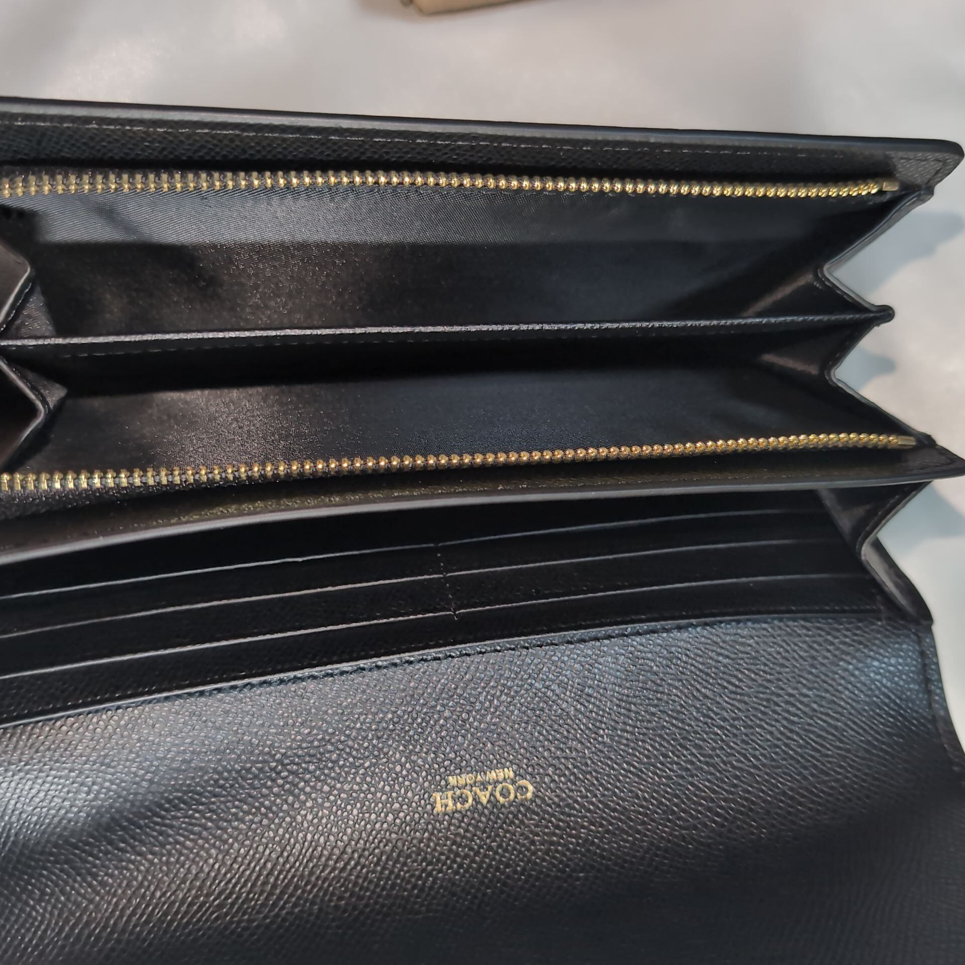 COACHコーチ シグネチャー スリム エンベロープ ウォレット長財布