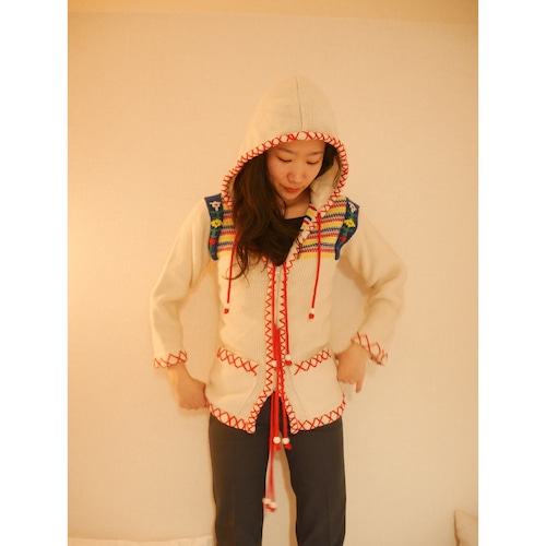 Tyrolean hoodie knit