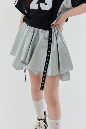 【予約商品】silver skirt