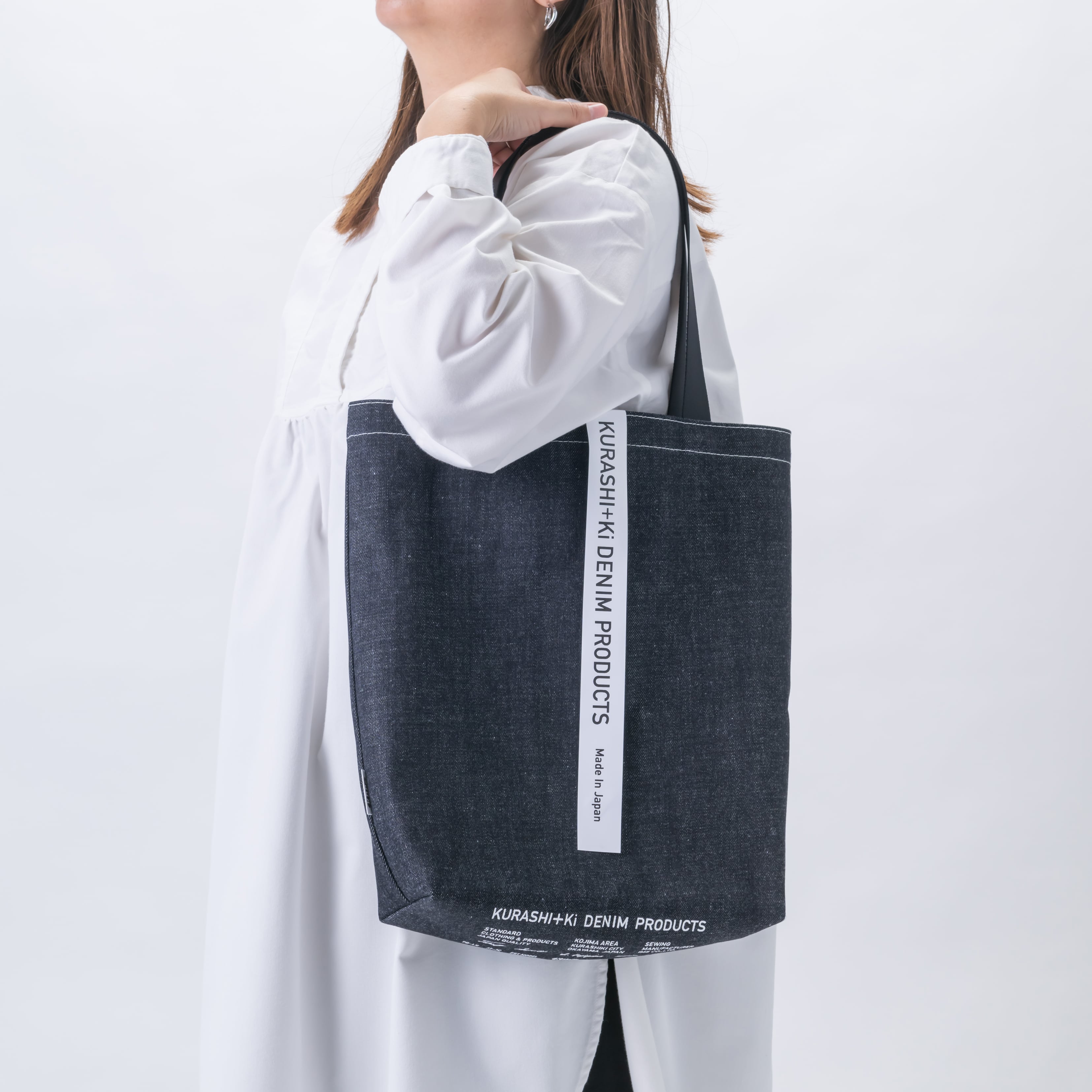 KURASHI+Ki BAG A4 Indigo（トート・インディゴ） | EDGE OF LINE