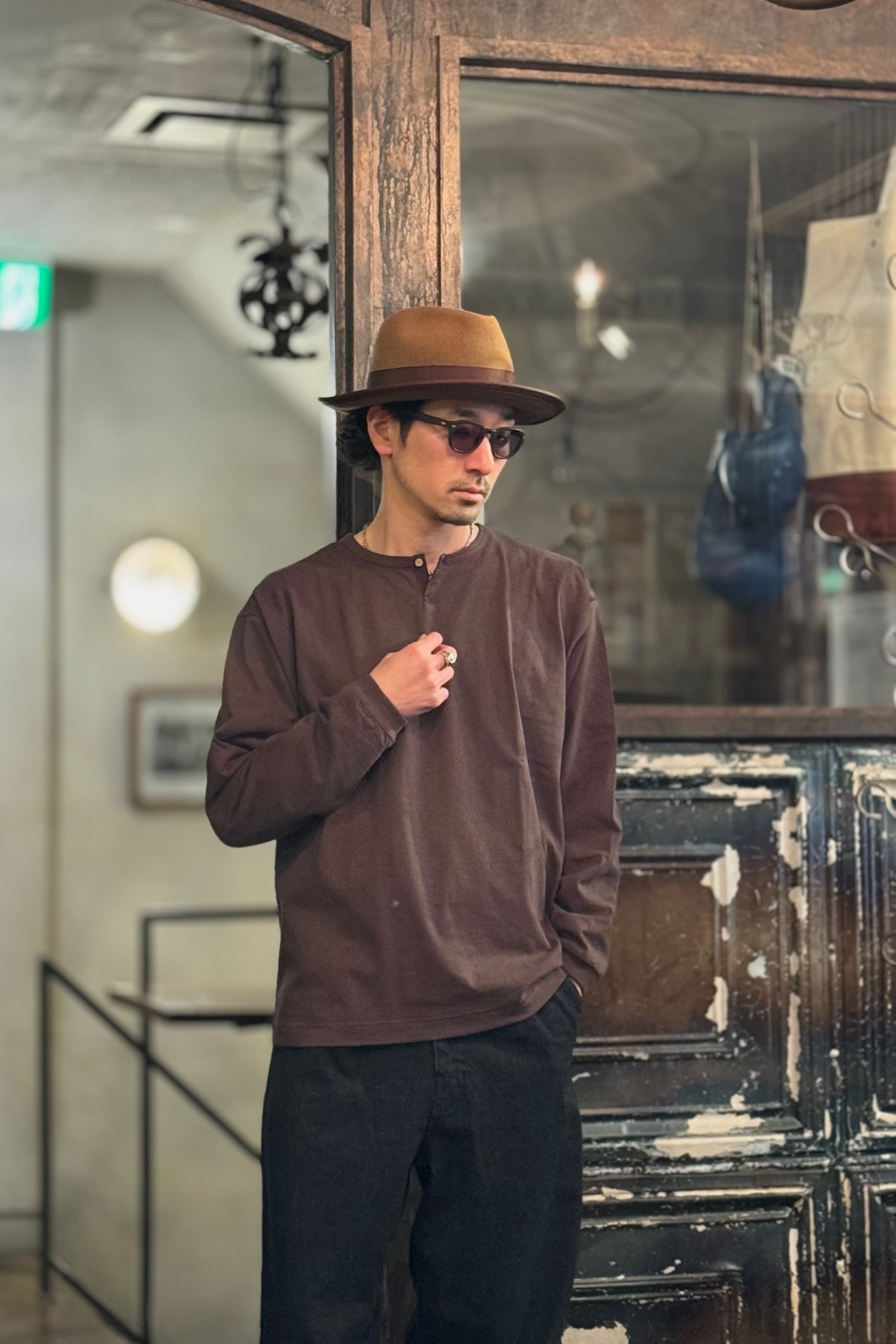 SOURCE/ソース DARU HENRY NECK L/S T-SHIRT S-TS9 | MAMBO