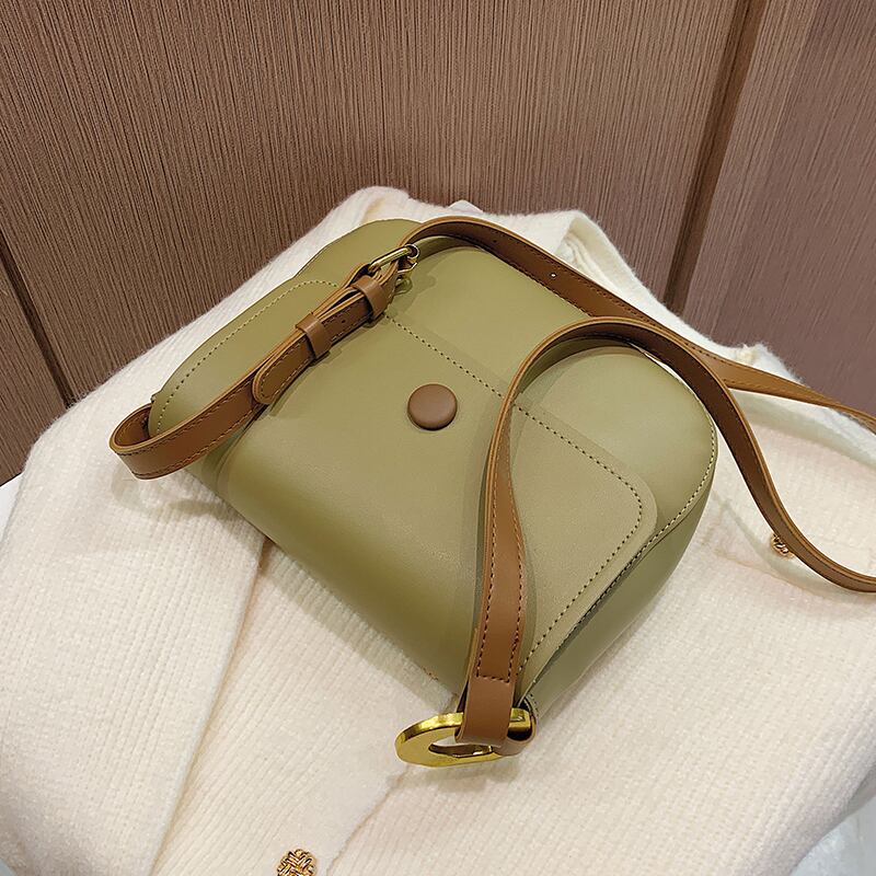 スタンダードオータム レトロ 秋物 スクウェア メッセンジャーバッグ 手作りハンドバック48274941664