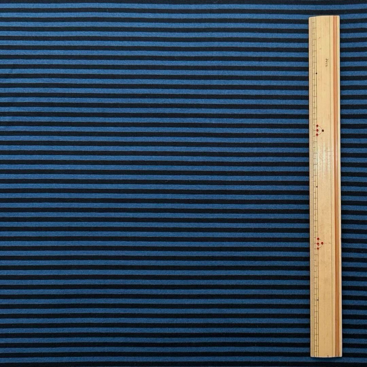 ★AM024◆2m◆1点限定!綿ポリウレタン混ベア天竺ニット生地◆ボーダー