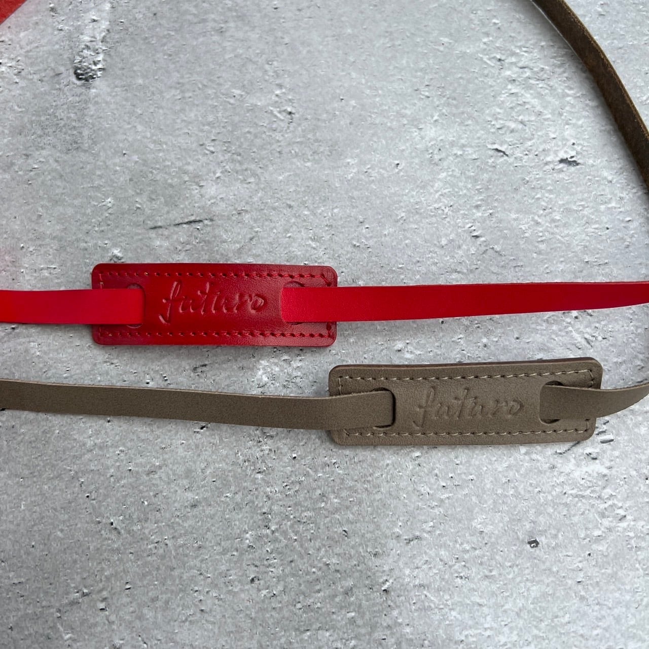 OFF-WHITE Zip Tie レザーベルト エル