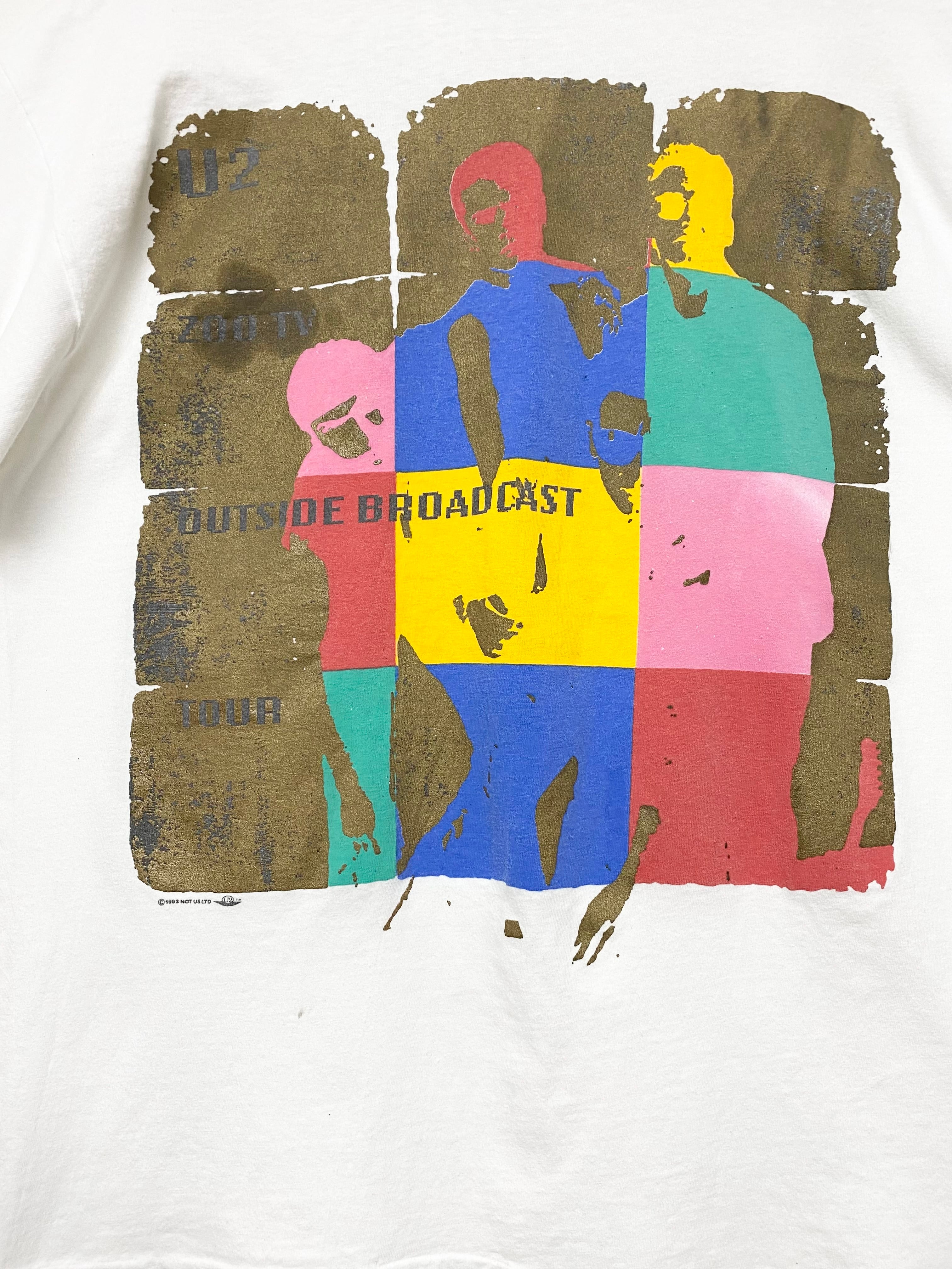 90sU2 Zoo TV Tour'92-93 Print Tshirt/L-XL | ACIDHOUSE Vintage＆New