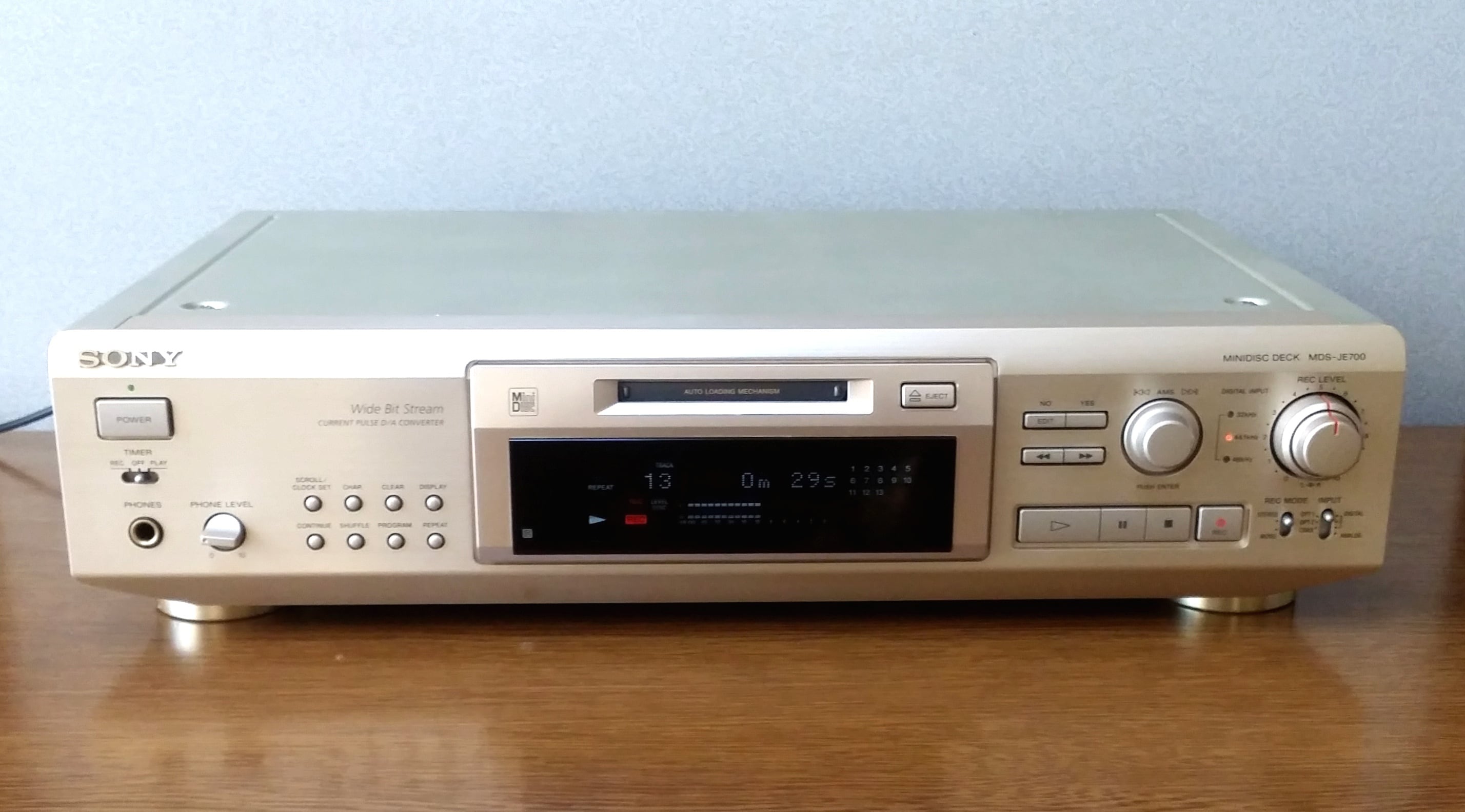 MDデッキ SONY MDS-JB920☆ ソニー MDデッキ ミニディスク MD