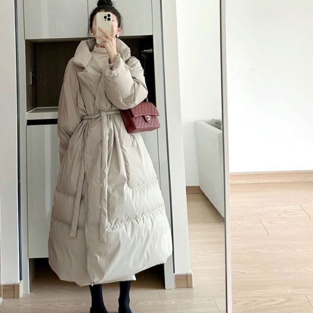 【予約販売】ダウン レディース アウター ロング丈 かわいい おしゃれ あたたかい 防寒 冬 レジャー お出かけ