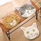 ネコ好きに嬉しいネコカオマット