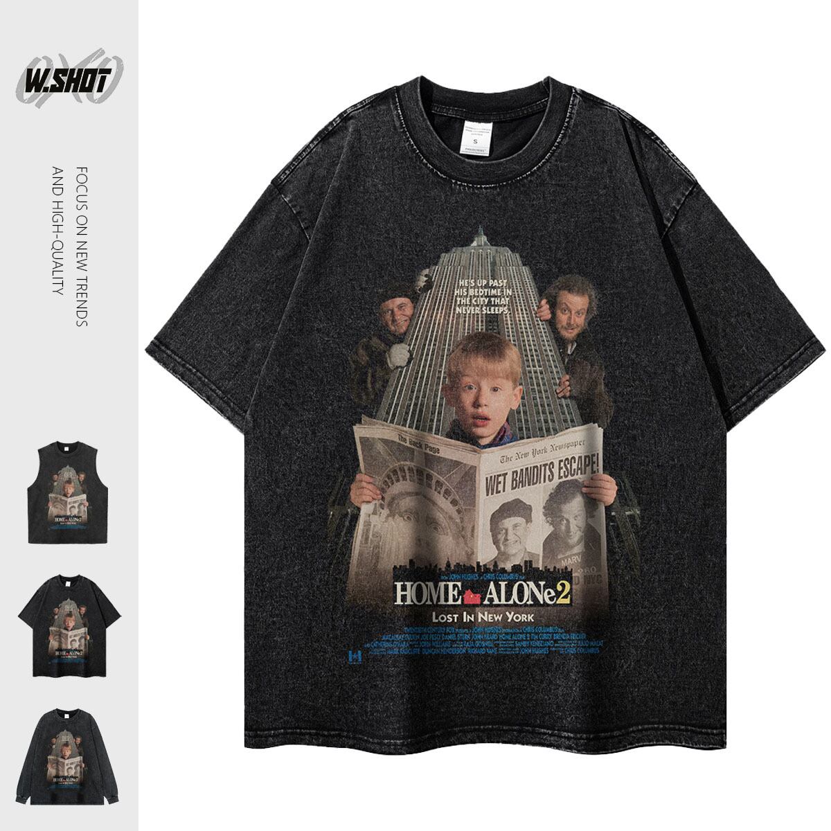 VINTAGE ストリート HomeAlone2 Tシャツ T888 | wshot VINTAGE ストリート HomeAlone2 Tシャツ T888 | wshot