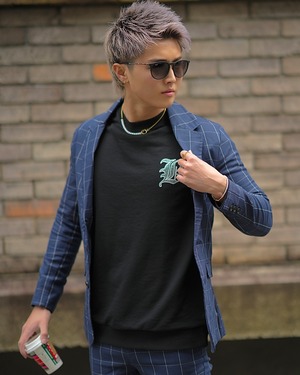 RHINE STONE SWEAT【BB24505】