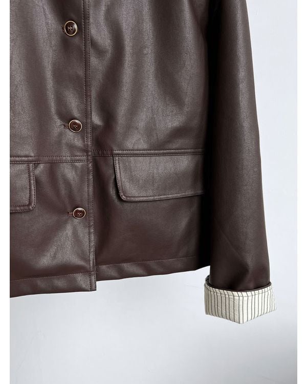 Eco Leather Jacket | Leonie