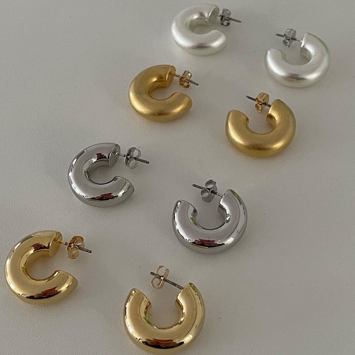 チャンキーフープピアス 10051 | seeds