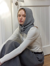 Côtelé Knit Balaclava F0822