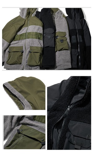 PUPIL TRAVEL 20AW　MOLLEシステムボアフリースパーカー