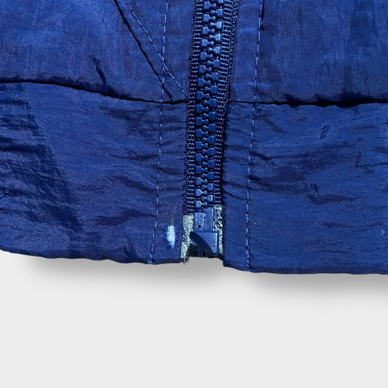 puma 90s ナイロンジャケット ブルゾン ジャンパー マルチカラー 切替 クレイジーパターン ワンポイント 刺繍 ロゴ  XL ビンテージ プーマ US古着