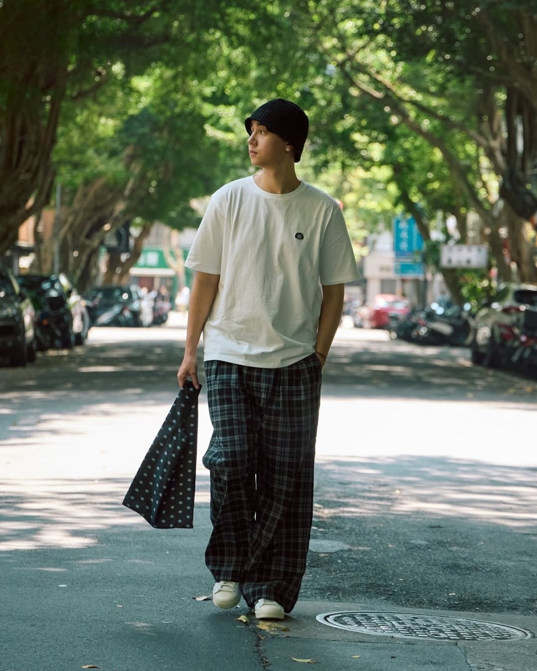 BEAMS x 台湾7-11コラボ】OPENちゃんの折りたたみエコバッグ | 台湾