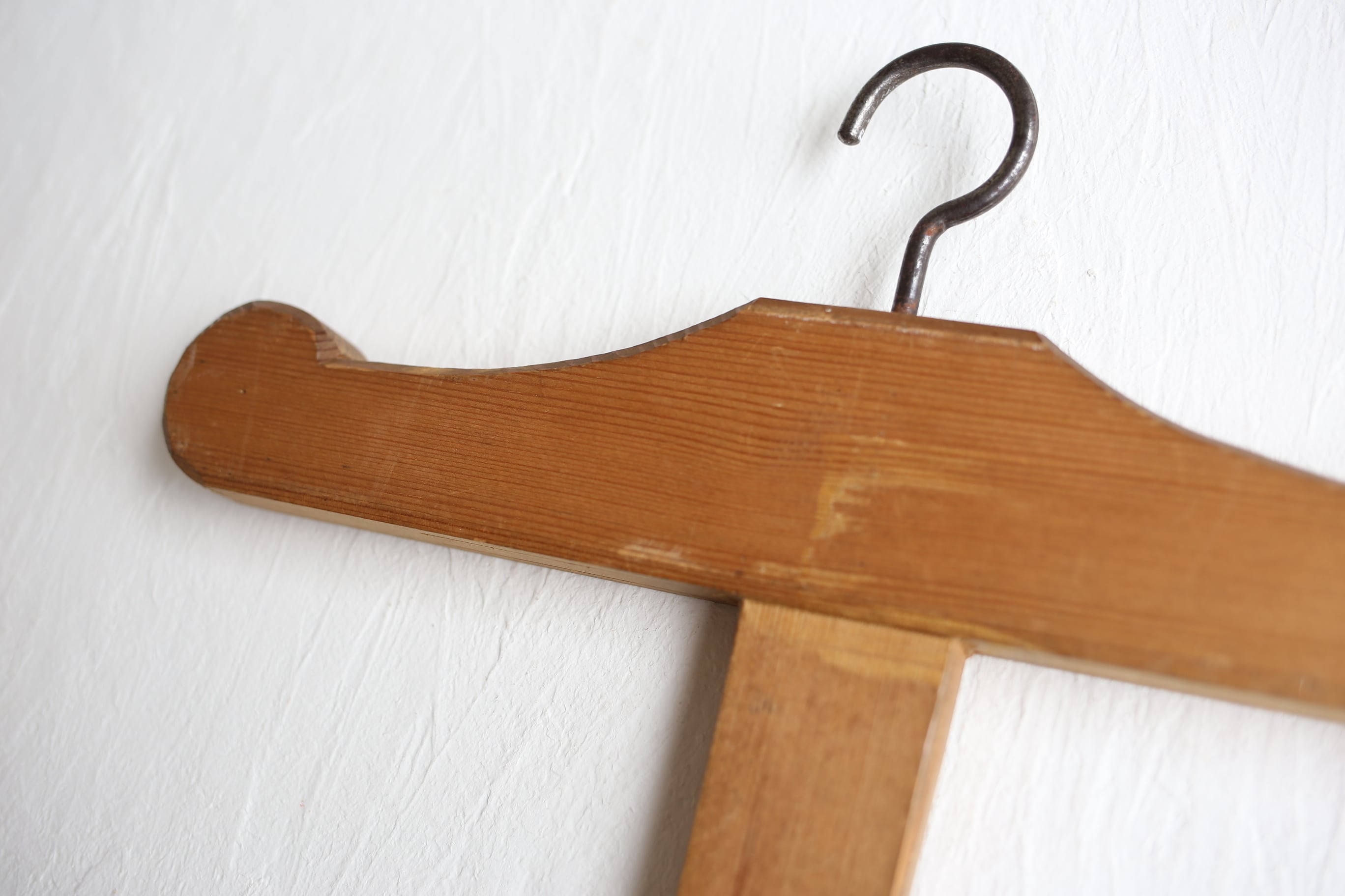 フランス アンティーク ヴィンテージ 木製 十字ハンガー N-03007c