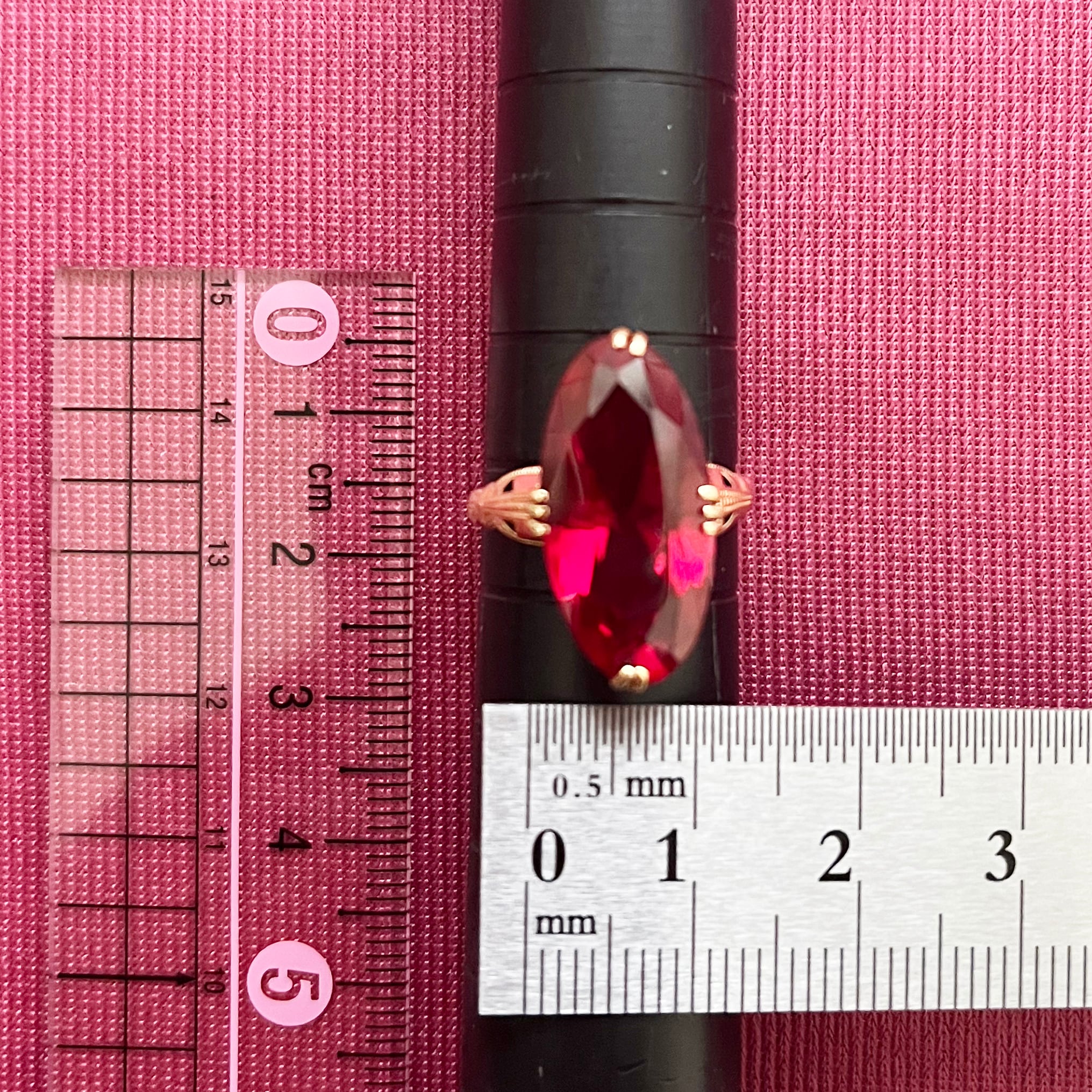 昭和ジュエリー 千本透かし リング K18 ヴィンテージ 昭和レトロ