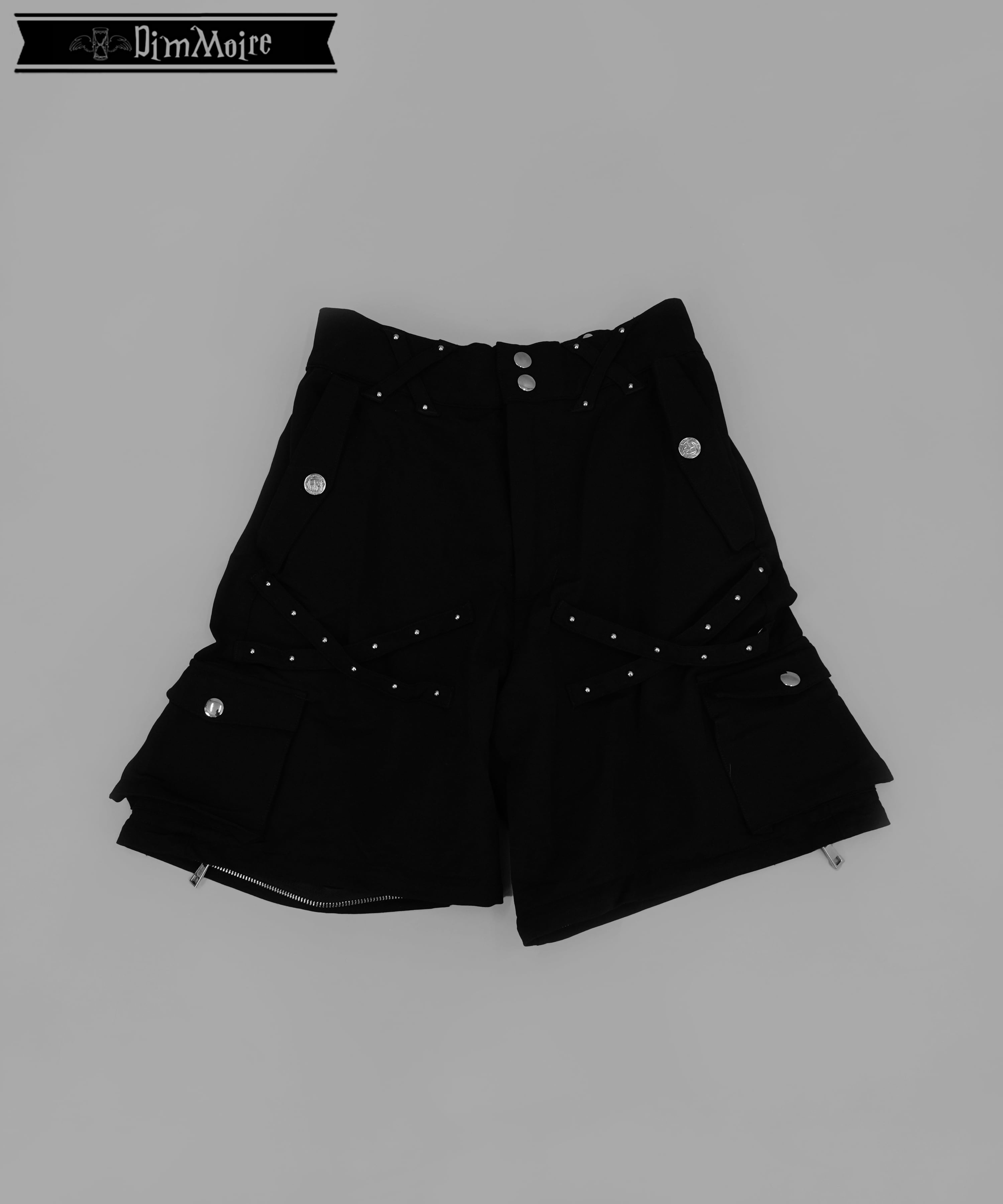 スタッズカーゴパンツ【Black】 | DimMoire