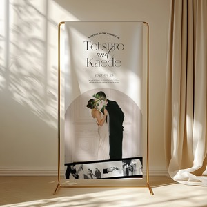 ウェディング タペストリー｜選べるサイズ3種｜アーチ｜結婚式　#05