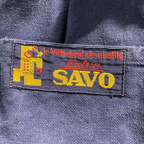 50-60s SAVO 刺繍タグ コットンツイル フレンチワークジャケット 詳細写真2