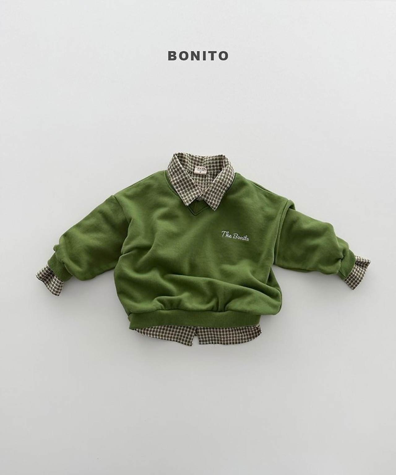 韓国子供服 / BONITO / 26Autumn / チェック柄シャツ / 秋服 *12M~JM *