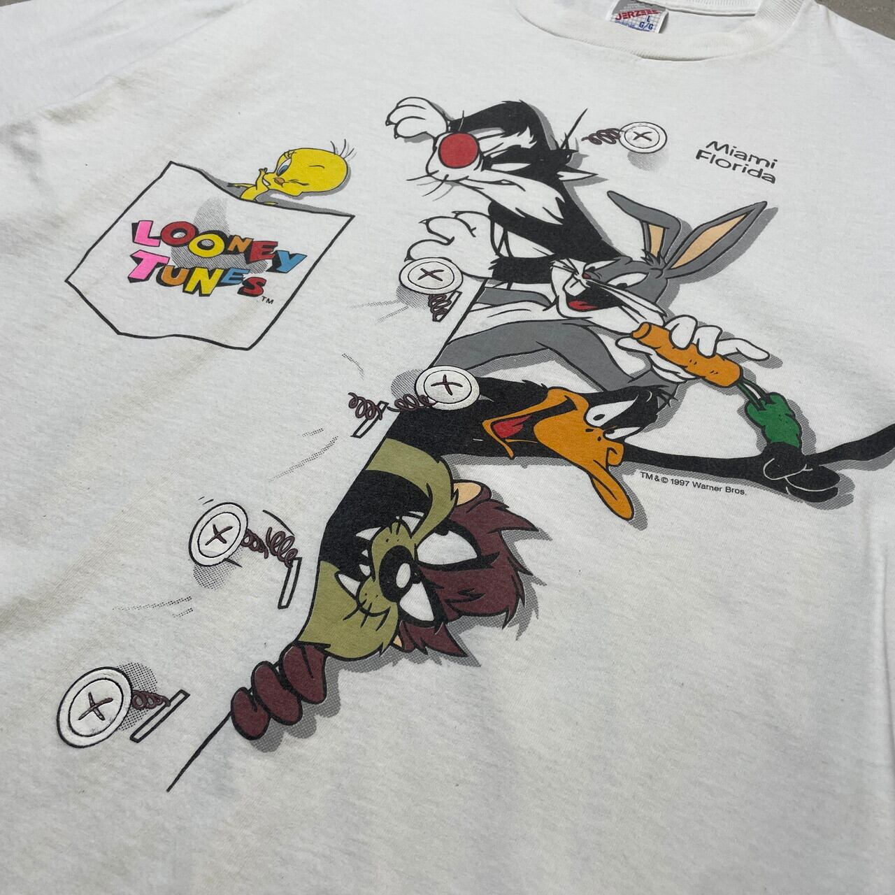 90年代 LOONEY TUNES ルーニー・テューンズ キャラクター Tシャツ 