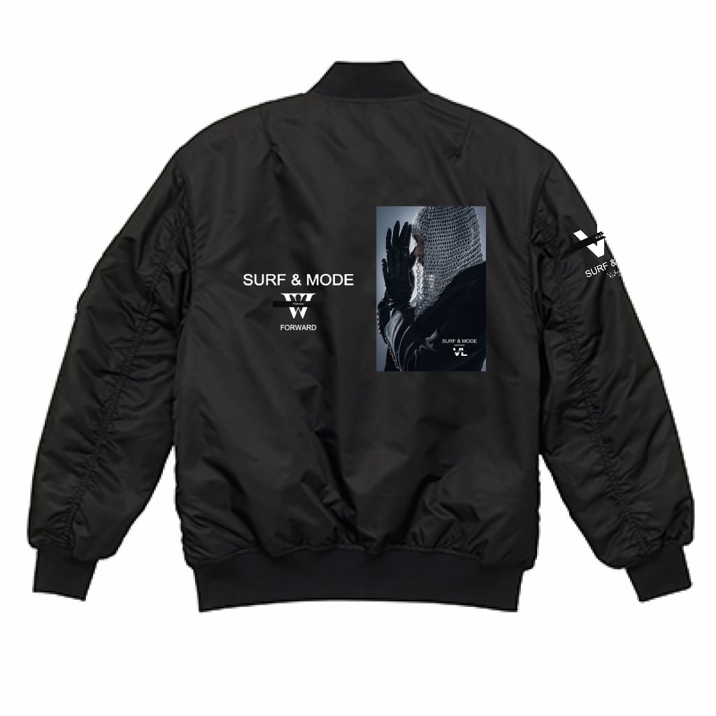 （両面印刷）United Athle タイプ MA-1 ジャケット（中綿入）