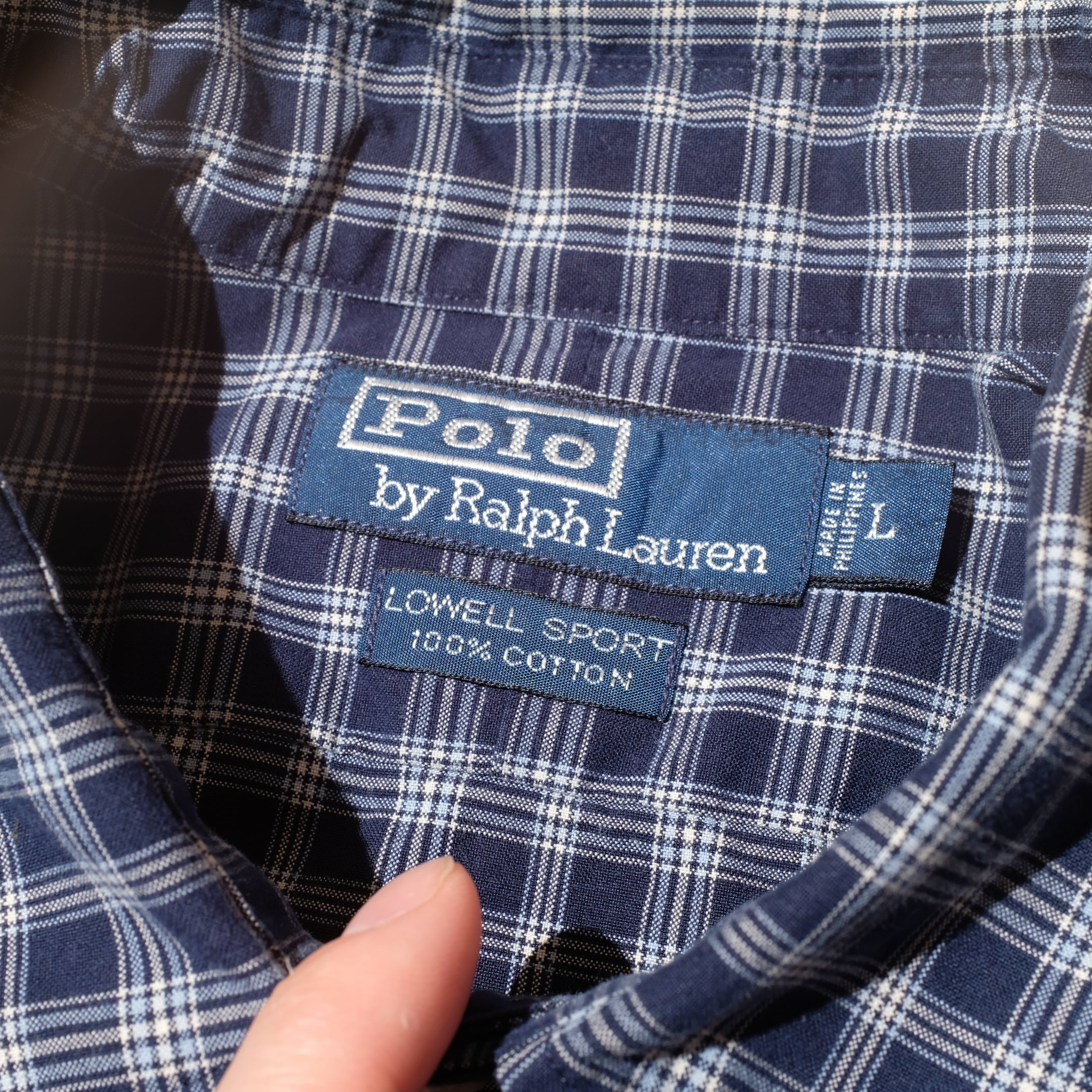 90's Polo by Ralph Lauren plaid shirt 