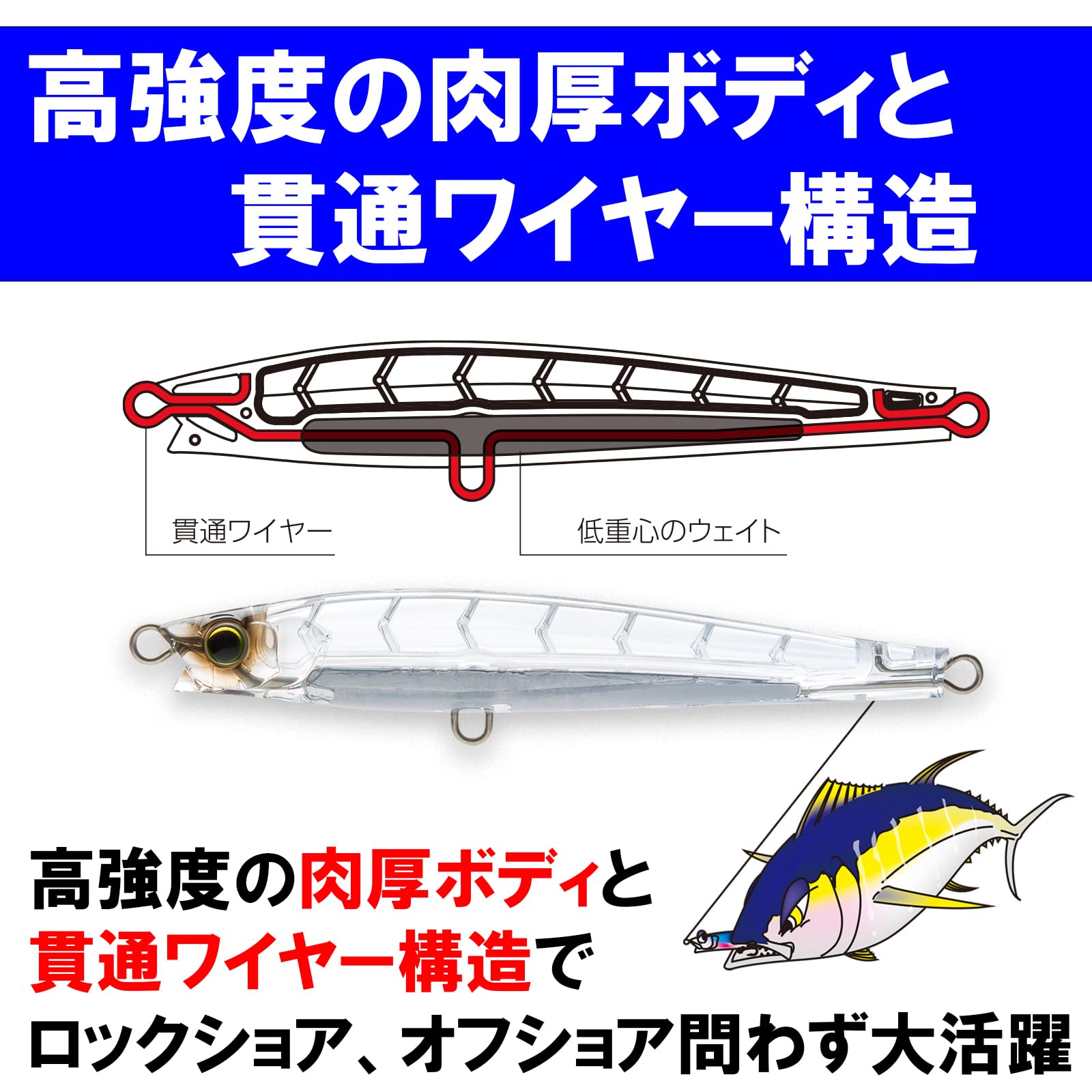 デュエル(DUEL) ハードコア モンスターショット(s) シンキングペンシル