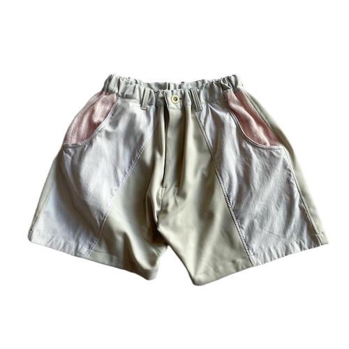 Rebuild suits short pants white pink