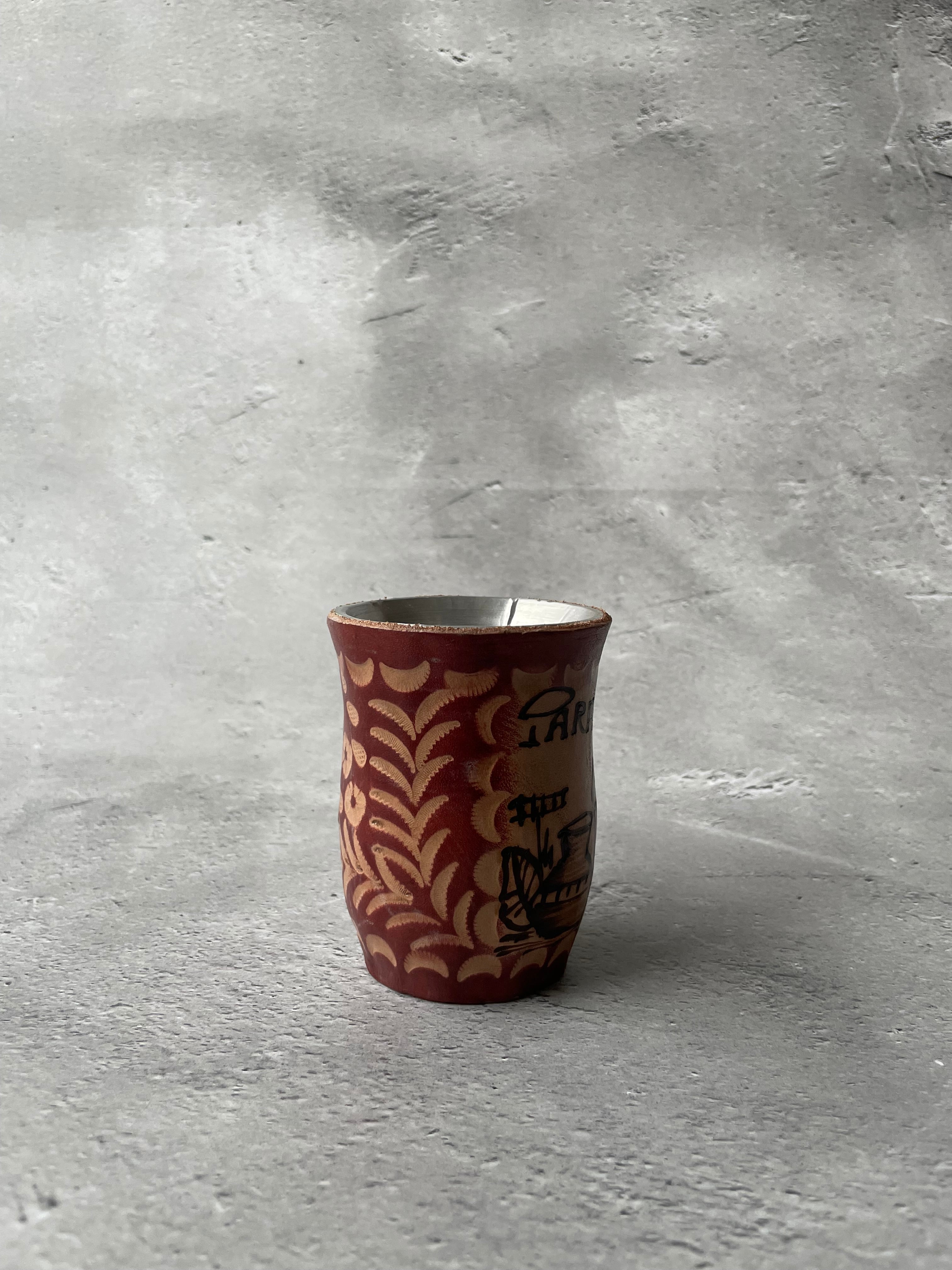 マテ壺&ボンビージャ　2点セット マテ壺・ボンビージャ・2点セット マテ壺・ボンビージャ・2点セット