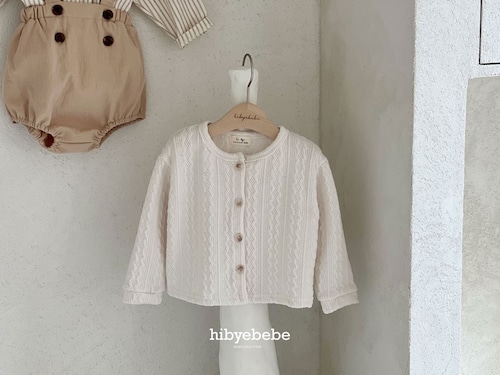 [hibye bebe] knit cardigan