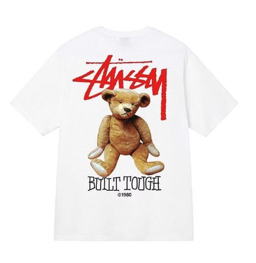 STUSSY ベアーバックプリント 半袖Tシャツ | street＊style