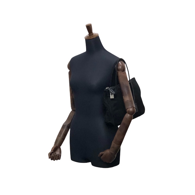 PRADA プラダ トートバッグ ブラック トライアングルロゴ ナイロン カデナ vintage ヴィンテージ オールド a6ap6j