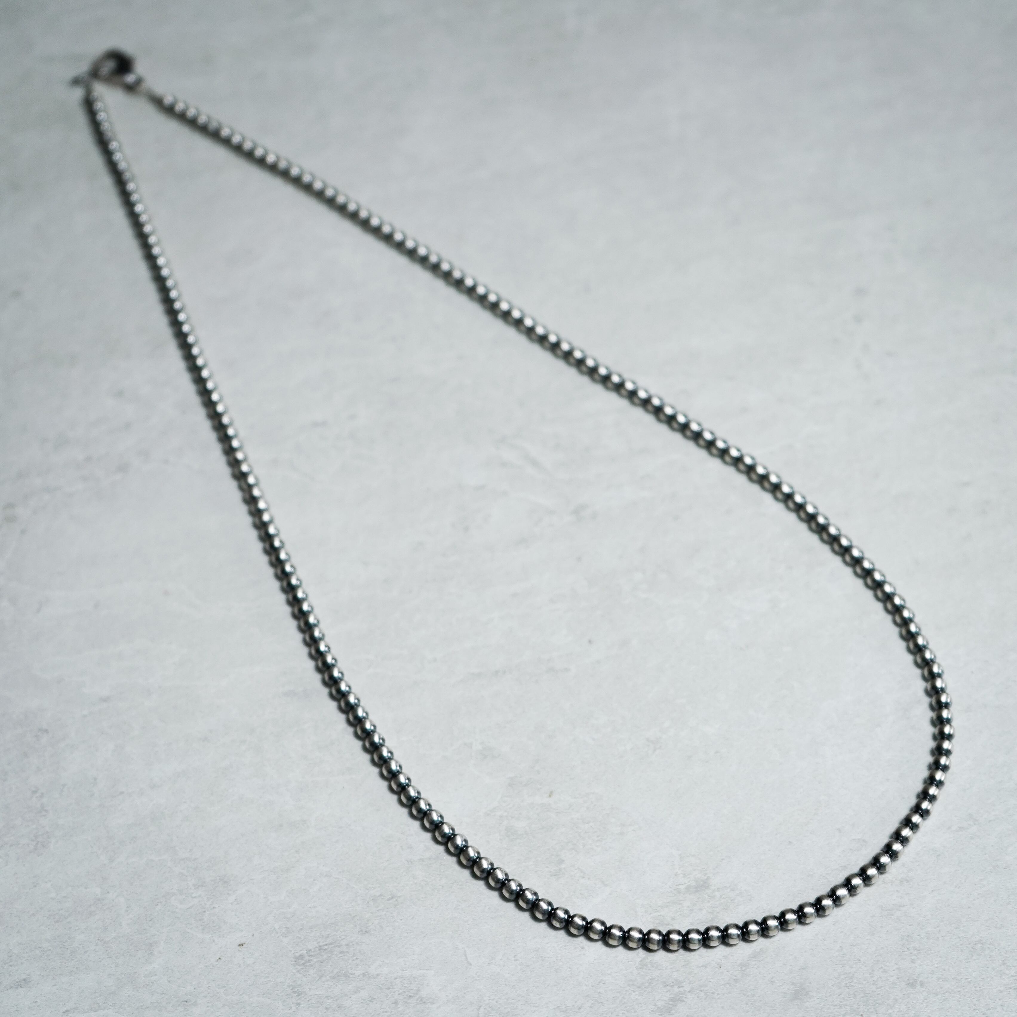 70-80s Vintage Navajo Pearl Silver Necklace ヴィンテージ ナバホ
