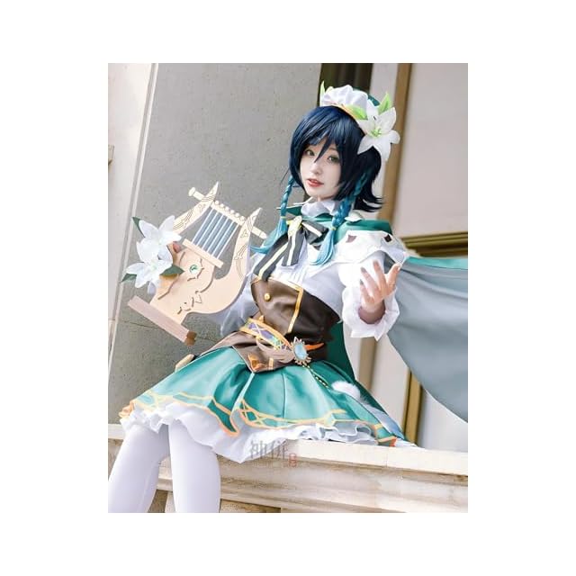 神併良品] ウェンティ コスプレ ウィッグ付き 吟遊詩人 原神 コスプレ